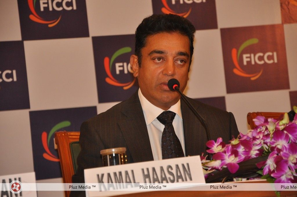 Kamal Haasan - Kamal Hassan at Federation of Indian Chambers of Commerce & Industry - Pictures | Picture 133375